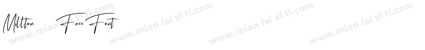 Millton – Free Font字体转换